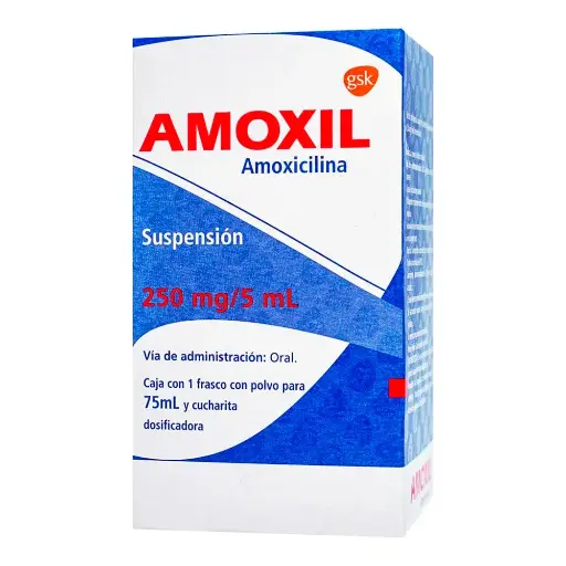 [AMOXICILINA] AMOXIL PEDIATRICO 250MG SUSPENSION 75ML
