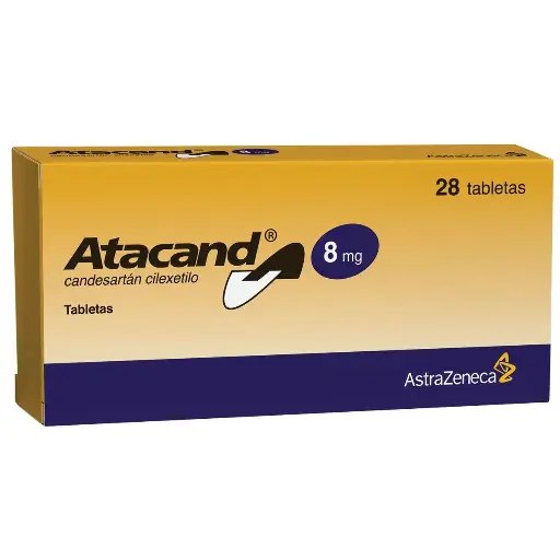 [CANDESARTAN CILEXETILO] ATACAND 8MG TABLETAS CON 28