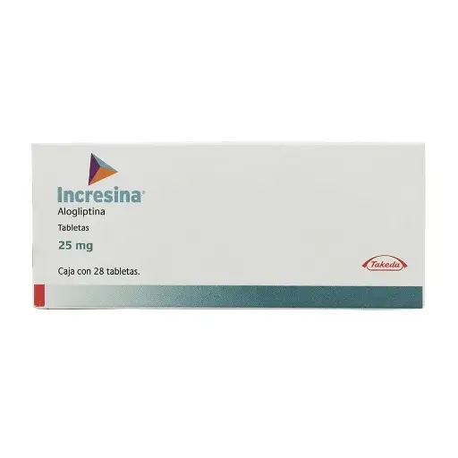 [ALOGLIPTINA] INCRESINA 25MG TABLETAS CON 28