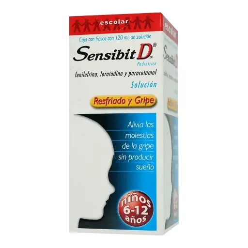 [PARACETAMOL,FENILEFRINA,LORATADINA] SENSIBIT-D-NF SOLUCION PEDIATRICO 120ML
