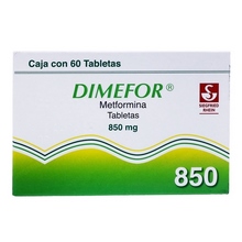 [METFORMINA] DIMEFOR 850MG TABLETAS C/60
