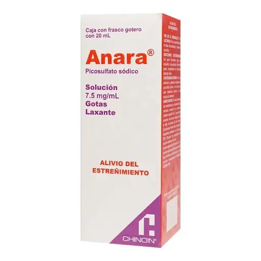 [PICOSULFATO DE SODIO] ANARA SOLUCION GOTAS 20ML