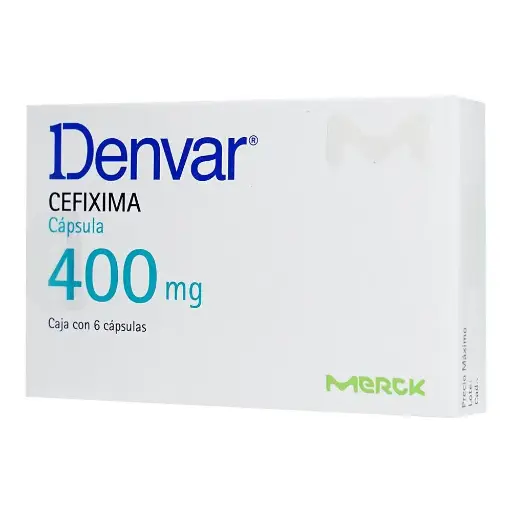 [CEFIXIMA] DENVAR 400MG CAPSULAS CON 6