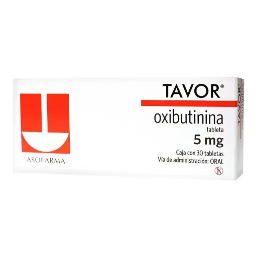 [OXIBUTININA] TAVOR 5MG TABLETAS CON 30