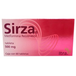 [METFORMINA] SIRZA 500MG TABLETAS C/60