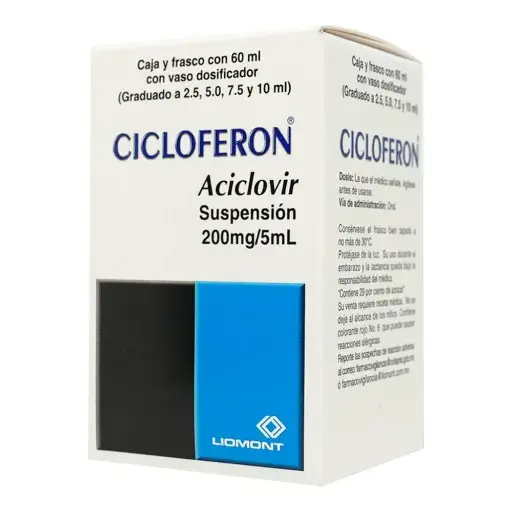 [ACICLOVIR] CICLOFERON 4G SUSPENSION 60ML