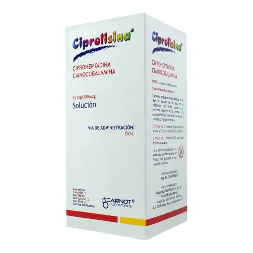 [CIANOCOBALAMINA,CIPROHEPTADINA] CIPROLISINA SUSPENSION 220 ML