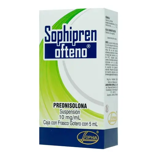 [PREDNISOLONA] SOPHIPREN OFTENO 10MG SUSPENSION GOTAS 5ML