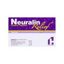 [COMPLEJO B,KETOPROFENO] NEURALIN RELIEF 100/100MG TABLETAS C/20