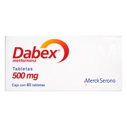 [METFORMINA] DABEX 500MG TABLETAS C/60