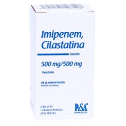 [CILASTATINA,IMIPENEM] IMIPENEM Y CILASTATINA PISA 500/500MG INYECTABLE C/1
