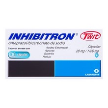 [BICARBONATO DE SODIO,OMEPRAZOL] INHIBITRON TWIT 20/1100MG CAPSULAS C/30