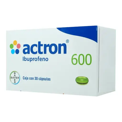[IBUPROFENO] ACTRON 600MG CAPSULAS CON 30