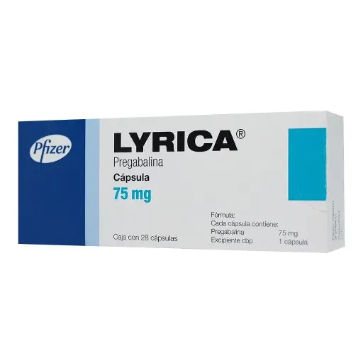 [PREGABALINA] LYRICA 75MG CAPSULAS CON 28