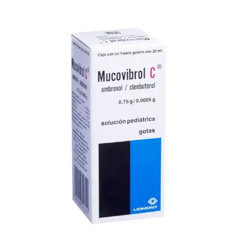 [AMBROXOL,CLENBUTEROL] MUCOVIBROL C 7.5/0.05MG GOTAS 20ML