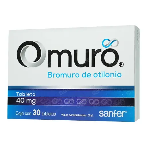 [OTILONIO] OMURO 40MG TABLETAS CON 30