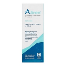 [PARACETAMOL,CLORFENAMINA,AMANTADINA] ALIREN 2.5/0.1/15G/100ML GOTAS 30ML