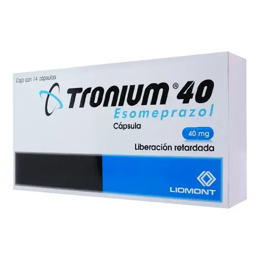 [ESOMEPRAZOL] TRONIUM 40MG CAPSULAS CON 14