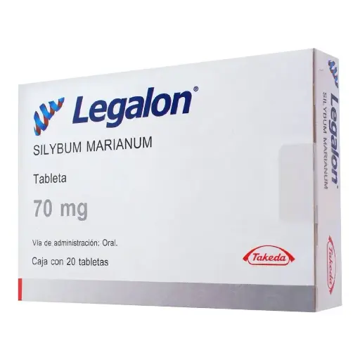 [SILIMARINA] LEGALON 70MG TABLETAS CON 20
