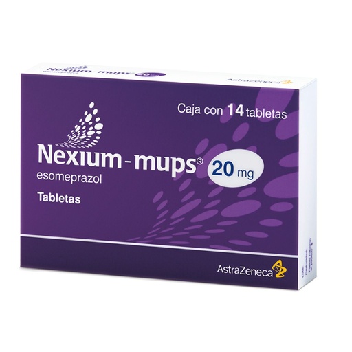 [ESOMEPRAZOL] NEXIUM-MUPS 20MG TABLETAS CON 14