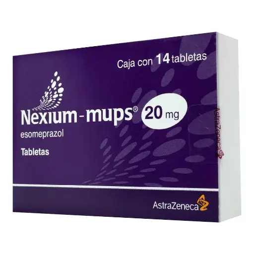 [ESOMEPRAZOL] NEXIUM-MUPS 20MG TABLETAS CON 14