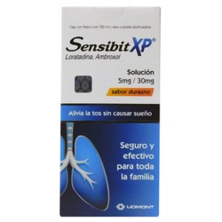 [LORATADINA,AMBROXOL] SENSIBIT-XP SOLUCION 120ML VASO + PIP