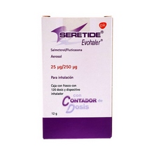[FLUTICASONA,SALMETEROL] SERETIDE EVO 25/250MCG INH C/120 D