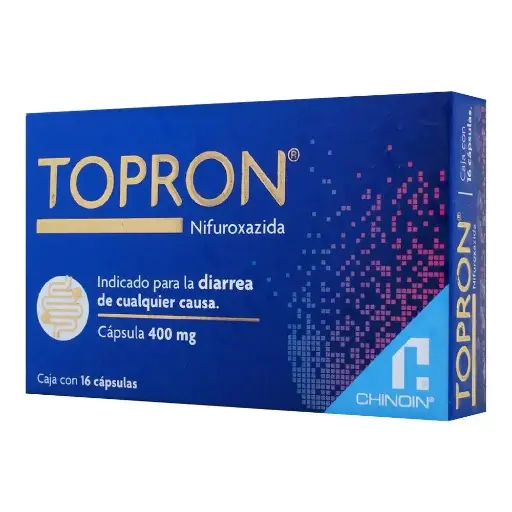 [NIFUROXAZIDA] TOPRON 400MG CAPSULAS CON 16