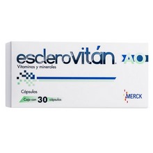 [VITAMINA C,VITAMINA A,ZINC,VITAMINA E,COBRE,MANGANESO,SELENIO] ESCLEROVITAN CAPSULAS C/30