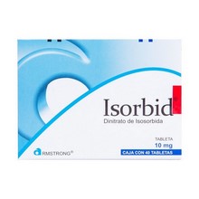 [ISOSORBIDA] ISORBID 10MG TABLETAS C/40