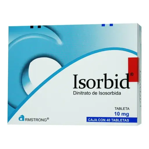 [ISOSORBIDA] ISORBID 10MG TABLETAS CON 40