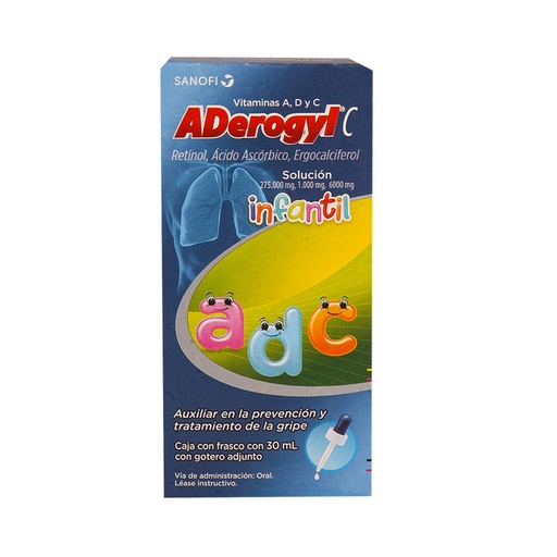 [RETINOL,ACIDO ASCORBICO] ADEROGYL C INFANTIL GOTAS 30ML
