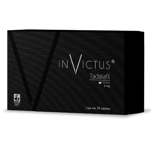 [TADALAFIL] INVICTUS 5MG TABLETAS CON 14
