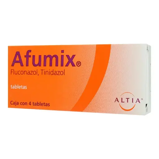 [FLUCONAZOL,TINIDAZOL] AFUMIX 37.5/500MG TABLETAS CON 4
