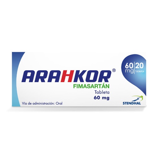 [FIMASARTÁN] ARAHKOR 60MG TABLETAS CON 20