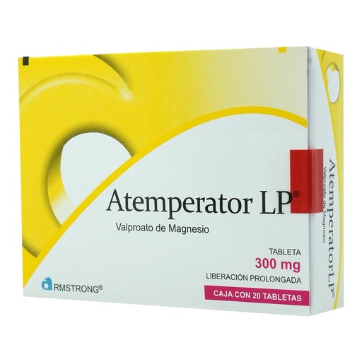 [VALPROATO DE MAGNESIO] ATEMPERATOR LP 300MG TABLETAS CON 20