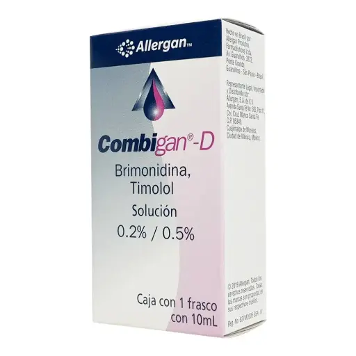 [BRIMONIDINA,TIMOLOL] COMBIGAN-D 0.2/0.5% SOLUCION 10ML
