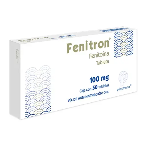 [FENITOINA] FENITRON 100MG TABLETAS CON 50