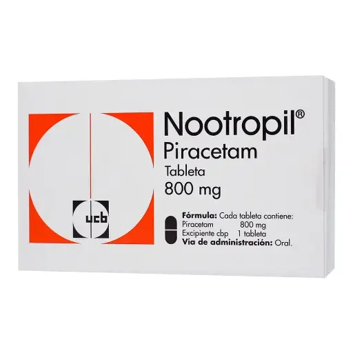 [PIRACETAM] NOOTROPIL 800MG TABLETAS CON 30