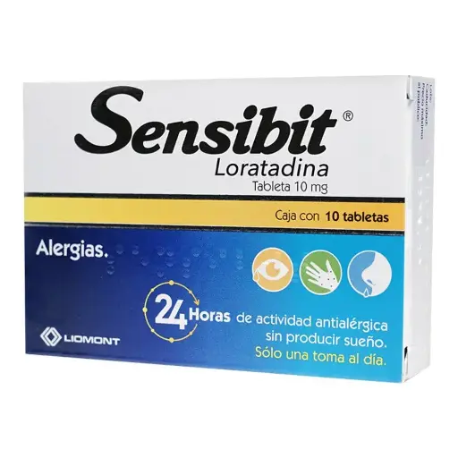 [LORATADINA] SENSIBIT 10MG TABLETAS CON 10