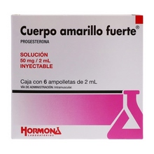 [PROGESTERONA] CUERPO AMARILLO FUERTE 50MG/2ML AMPULA C/6