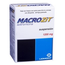 [AZITROMICINA] MACROZIT 1200MG SUSPENSION 30ML