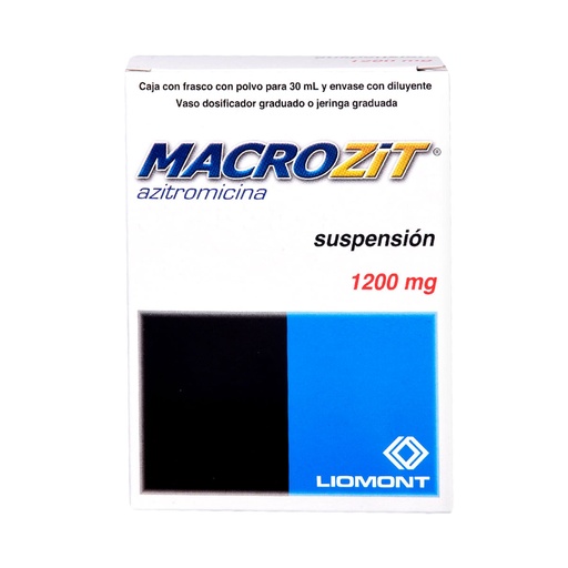 [AZITROMICINA] MACROZIT 1200MG SUSPENSION 30ML