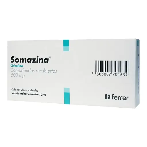 [CITICOLINA] SOMAZINA 500MG COMPRIMIDOS CON 20