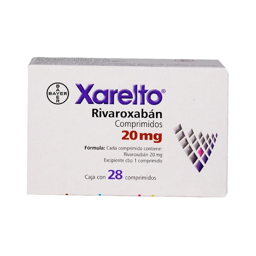 [RIVAROXABAN] XARELTO 20MG COMPRIMIDOS CON 28