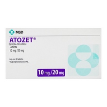 [ATORVASTATINA,EZETIMIBA] ATOZET 10/20MG TABLETAS C/30