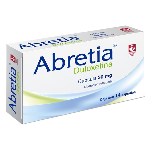 [DULOXETINA] ABRETIA 30MG CAPSULAS CON 14