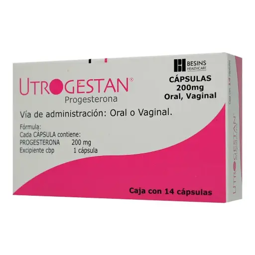 [PROGESTERONA] UTROGESTAN 200MG PERLAS CON 14