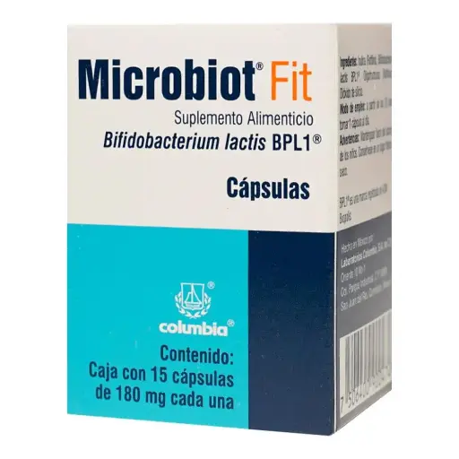 [SUPLEMENTO ALIMENTICIO] MICROBIOT FIT SUPLEMENTO ALIMENTICIO CAPSULAS CON 15