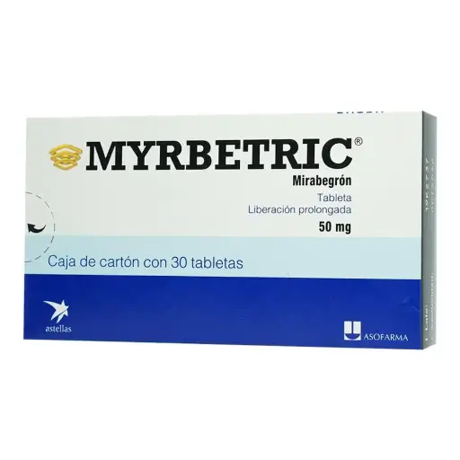 [MIRABEGRON] MYRBETRIC LP 50MG TABLETAS CON 30